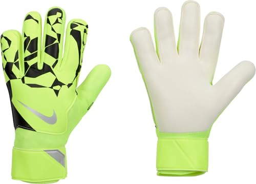 Nike Match Goalkeeper Fußballhandschuhe, Volt/Black/Metallic Silver, HQ0257-702, 7