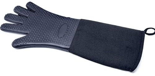 Gants de cuisine professionnels extra longs en silicone avec doublure matelassée, durables et résistants à la chaleur