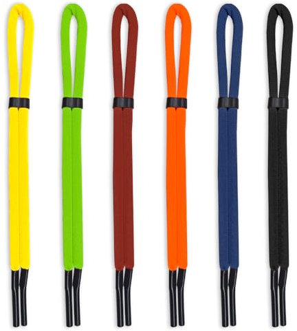 Jokureao 6 Stück Schwimmfähiges Brillenband Set, Sportband Brille Wasserfest, Licht, Elastic Cord Gläser Retainer Strap Band, Sportbrillenband für Wassersport Bootfahren Surfen