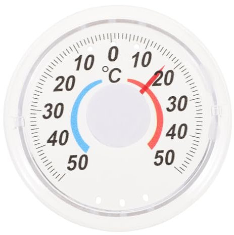 HEMOTON 3pezzi Termometro Da Parete in Legno Misuratore Temperatura Verticale Scala Fahrenheit Celsius Negozio Scuola