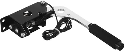 Hemobllo Hydraulic USB Hand Brake Lever for PC Racing Games, Long Arm Drift Brake with Master Cylinder, Compatible with Windows Systems, Gaming Racing Wheel Accessory