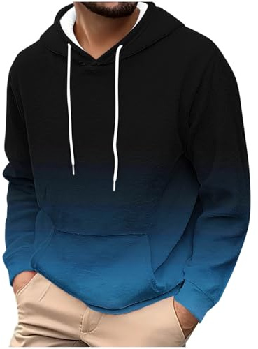 Mens Hoodies Pullover Printed Hooded Sweatshirts Tie Dye Hoodie Winter Jumper Gym Streetwear Casual Long Sleeve T Shirt Outdoor Tops Motorcycle Clothes Work Hoody Workout Activewear Sweatshirt