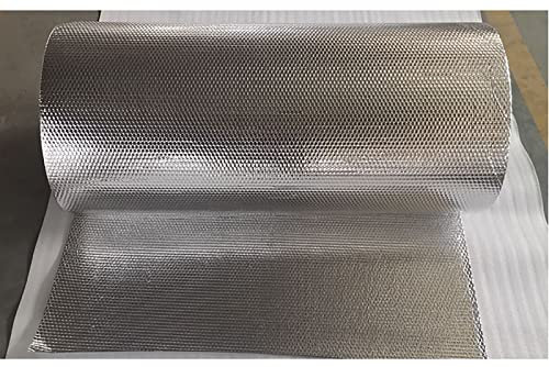 Aluminium Dampfsperrfolie Dampfsperre Dach Innen Dampfsperre zur Dämmung Dampfsperrfolien zur Dachisolierung Dach dampfsperre sauna Dampfsperren,Dachisolierung Selbstklebend (Size:1x15m/3.2x49.2ft)