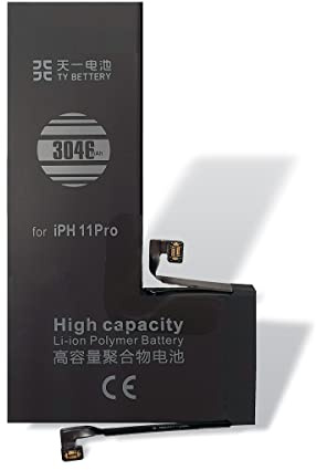 [TY BETTERY] Batterie Compatible avec iPhone 11 Pro de 3046 mAh | A2160, A2217, A2215 | Garantie 24 Mois
