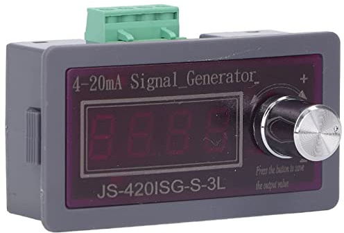 4-20mA Signalgenerator, Hochgenauer 4-20mA 0-10V Strom-Spannungs-Signalgenerator mit AMP und VOLT Dual-Signal-Strom-Spannungs-Analog-Simulator Zur Wertanpassung von SPS-Panel-LED-Tests