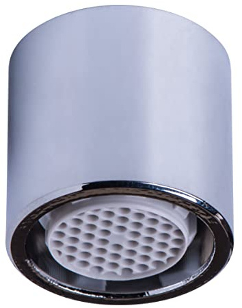 Cornat Strahlregler M18 x 1 IG – silber – Aus Messing | Wasserersparnis von bis zu 70 % – Mit Dichtung – Passend für handelsübliche Armaturen – Luftsprudler – Mischdüse