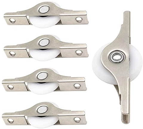 Csirnto kleine Rollen 10 Stück Gummiräder Radrollen Gummi Möbelrollen Klein Kleine Bockrollen Bockrollen Kleine Mini-Rollen Möbelgerät & Zubehör für Möbel Geräte Ausrüstung (Weiß)