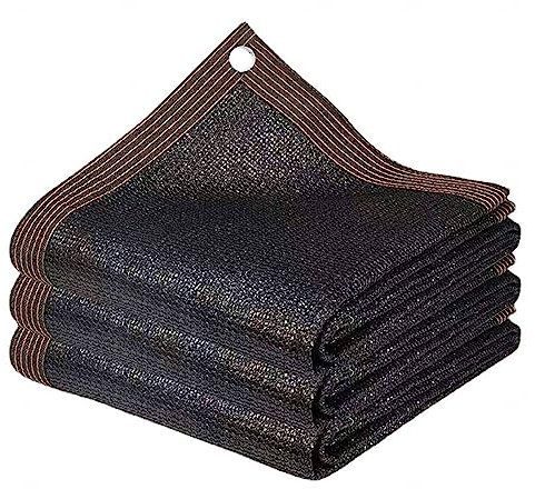 PanHuiWen Voile D'Ombrage Rectangulaire 2x4 Mat Voile D'Ombrage A Planter Filet Dombrage Exterieur pour Jardin, Pergola Et Camping-Car Noir,4x4m