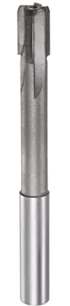 sourcing map Hartmetall Reibahle 11.8 mm, 4 Schneidig, H8/H7 Genauigkeit, Sandstrahlbeschichtung Maschinenreibahle für Metall Holz Loch Reiben, Gerade Nut Hochgeschwindigkeitsstahl Werkzeug
