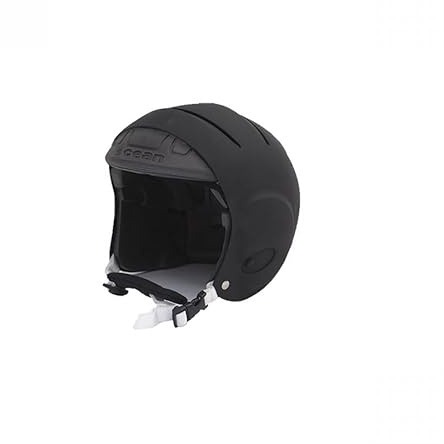 OCEAN Dolphin - Casco da kitesurf e sport acquatici, unisex, colore: nero, L/XL (580 mm - 620 mm)
