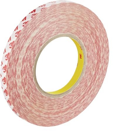 3M Doppelseitiges Klebeband GPT-020, Transparent, 19 mm x 50 m, 0.2 mm