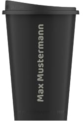 Personalisierter Kaffeebecher 250 ml doppelwandig & spülmaschinenfest | Coffee to go Becher, hält lange warm, Büro, Auto, Reise, Trinkbecher, praktisch, Becher