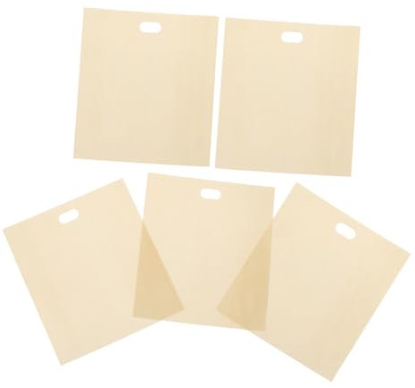 minkissy 5 Sacchetti Riutilizzabili Per Toast Resistenti Calore Per Toast Pane Antiaderenti Lavabili Confezione
