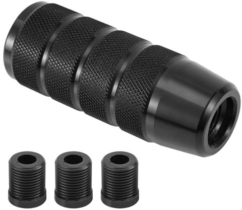 Gosknor Car Shifter Knob with Rubber Sleeve, Universal Lever Knob Shifter Weighted Car Gear Shift Manual Knobs for Cars Trucks Buses SUV