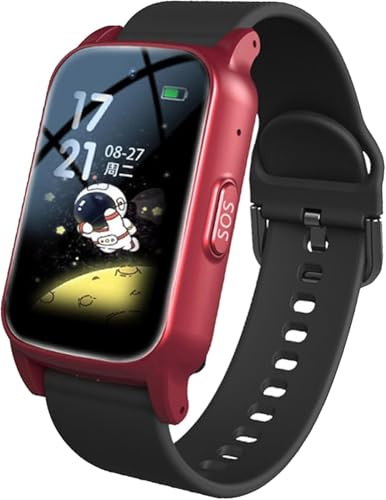 X&Z-XAOY Reloj Inteligente con Detección De Caídas para Personas Mayores Dispositivos De Alerta De Caídas para Ancianos con GPS, Llamada De Emergencia SOS, Llamada De Voz HD(Red)