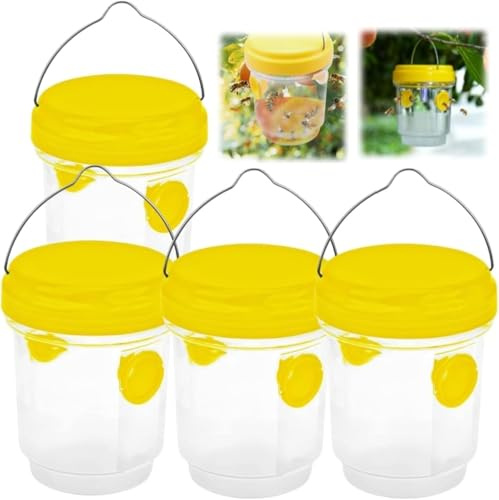 Piege A Guepes Exterieur Tap Trap, Kit Piege A Frelon pour Bouteille Plastique Interieur, Piege Frelon Asiatique Selectif, Piege Guepes Et Frelons Exterieur, Piege Moustique, Mouche, Moucheron