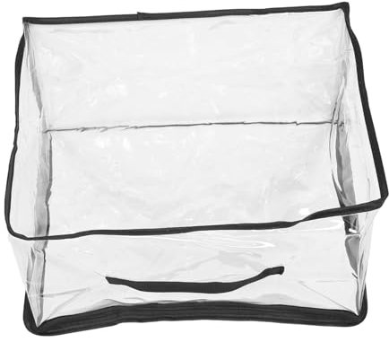 Yardwe Transparente Pvc-spielzeug-aufbewahrungstasche Mit Großem Stauraum Griff Für Einfaches Tragen Für Reisen Und Ausflüge Klare Organisationstasche Für Kinderspielzeug