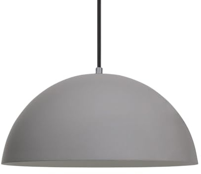 bamyum Lipeo Metall Pendelleuchte, Hängelampe Grau Küche 40 cm, Hängeleuchten & Pendelleuchten, Küchenlampe Hängend, Lampe Vintage
