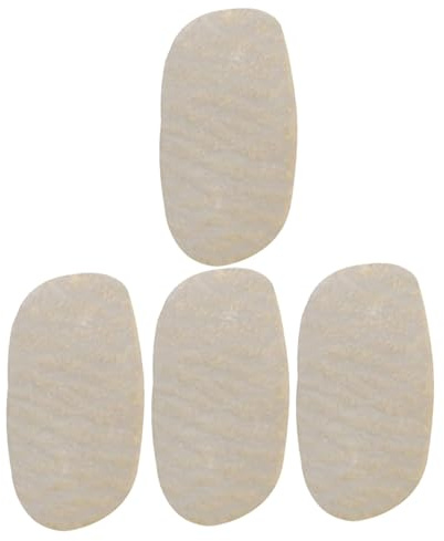 BESPORTBLE 4pcs Sheepskin Pad for Cello Violin String Bridge Pads Cello Accessory Protective Function for Instrument Use