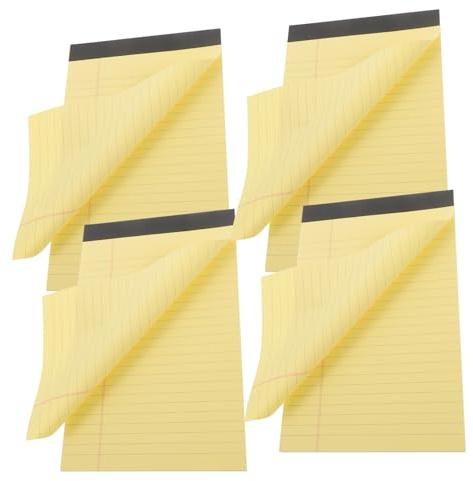 Operitacx Collegeblock Gelber Schreibblock Notizblock Für Tagesplaner Planung Lesezeichen Für Schüler to-do-Listen-Block to-do-Listen-papierblock Notizblöcke Mit Glatter Oberfläche Schulbeda
