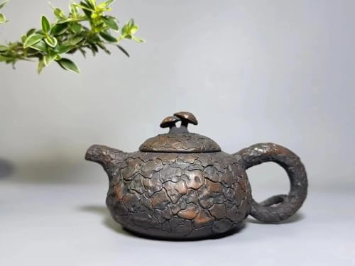 Set Da Tè Per Adulti Set Da Tè Kung Fu Bicchieri Cerimonia Jianshui Teiera Linzhi Martellata Fatta A Mano Dal Maestro Dell'argilla Viola (non Yixing Zisha) In Ceramica Set Da Tè Portatili