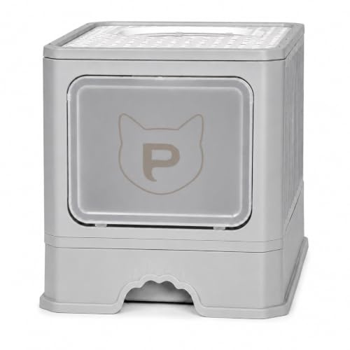 Arenero Gato Cerrado Premium – Sin Olores con Filtro de Carbón, Diseño Elegante, Bandeja Extraíble Fácil Limpieza, Incluye Pala – TruePetify