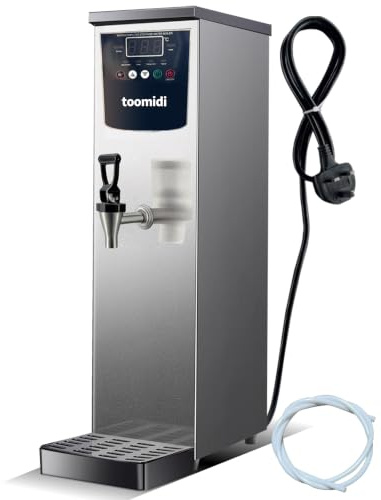 Toomidi Commercial 50L/H hot water dispenser boiler 3kW Autofill instant Stainless steel electric Tea kettle Coffee Make drink Water catering Heater kitchen industrial Temperature Control urn machine