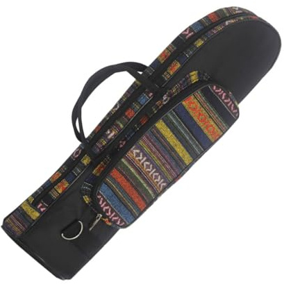 DEARMAMY Borsa per Tromba Oxford Leggera e Resistente Manico e Tracolla, Protezione per Strumenti Musicali Durante Trasporto e Concerti Colore Casuale