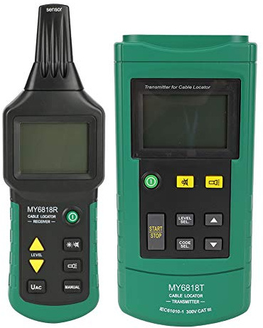 Kabel Suchgerät, MS6818 12V-400V AC/DC Untertagedraht Kabel Suchgerät Metallrohr Detektor Tester Linie Tracker Kabel Ortungsgerät Leicht Kabel Finder