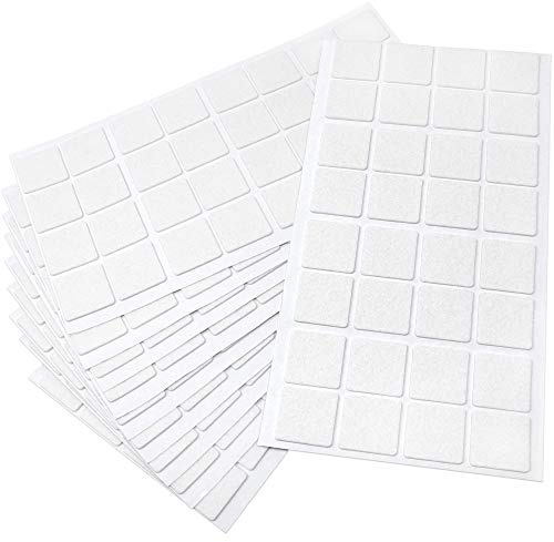 Adsamm FP-15-SA-WH-2525-32-10 FP-15-SA-WH-2525-32 320 x Felt Gliders, 25x25 mm, White