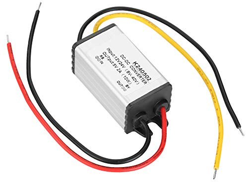 Modulo Convertitore Step-Down DC 12V/24V a 5V 2A per Alimentazione Dispositivi Elettronici