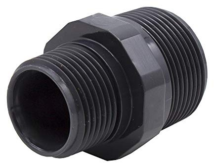 VARIOSAN Boquilla reductora 14085, 1 1/4 x 1 AG/AG, PVC-U, 10 bar