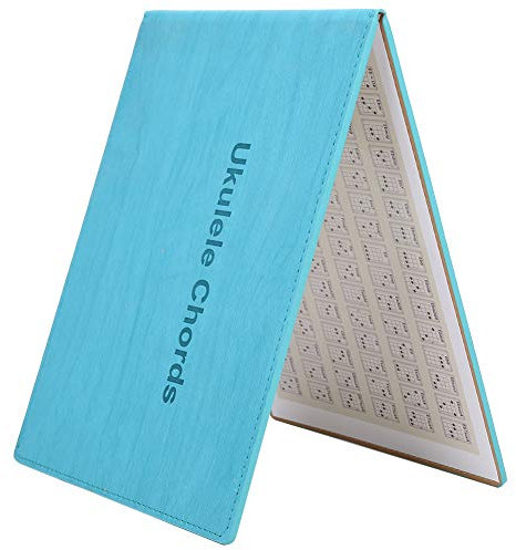 Dilwe Ukulele-ackord, Ukulele-ackord Bärbar konstbok Nybörjare övar tillbehör till musikinstrument