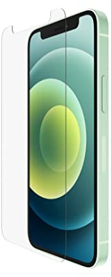 Belkin Protection d’écran antimicrobienne TemperedGlass pour iPhone 12 mini (protection avancée, réduction de la prolifération des bactéries jusqu’à 99 %) OVA020zz