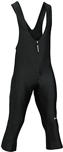 BERKNER Tempo, Herren Träherhose Fahrradhose Radhose mit Sitzpolster, Reißverschluss 3/4 länge, Gr. 5XL