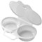 Egg Poacher BPA Free Egg Maker Easy to Use and Non-Stick Breakfast Egg Cookware Microwave Feature Non Stick Draining Poachers Leak Proof Food Grade Materials Cookware Boiler Kitchen Essentials Cooker