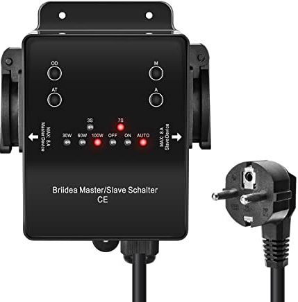 Automatischer Vakuumschalter, Briidea-Vakuum ein/aus mit zusätzlicher Steckdose, um Überlastung und Auslösung des Kreislaufs zu verhindern, einstellbare Auslöseschwelle