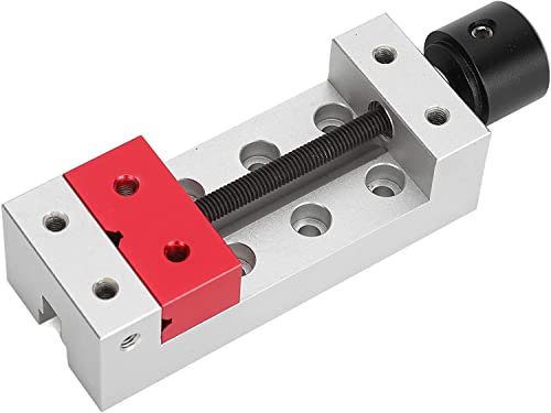 Kleine Schraubstockklemmen, Banktisch-Schraubstockbefestigung DIY Handwerk 50 mm Spannbereich Aluminiumlegierung für Holzschnitzereien für Schmuck für den Modellbau