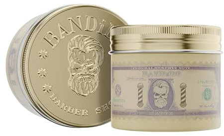 BANDIDO Matte Wax – Cera Capelli Uomo Opaca – Cera Opaca Capelli Uomo Profumo Masculin – Cera per Capelli Tenuta Leggera – Dona al Capello Volume e Texture Naturale - 125ml