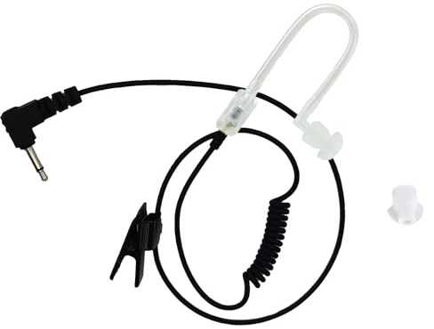 PROMAXPOWER 3.5mm 1 Pin Auricular Walkie Talkie Sólo Escucha, Compatible con Micrófonos con Altavoz, Transceptores y Otros Dispositivos con una Toma de 3.5mm