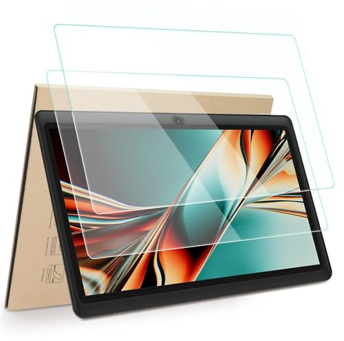 Hianjoo 2 Pack Screen Protector Compatible with Pritom 7 inch Tablet, Tempered Glass Film Easy Installation [Scratch Resistant ]