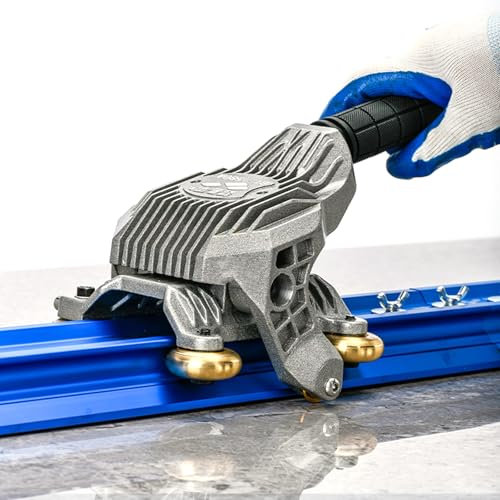 HENGCMM Manual Tile Cutter for Large Ceramic Porcelain Tiles, Precise Ceramic Tile Cutting Tool with Build-in Suction Cups Tile Push Knife Tile Plier for Professional Installers or Beginners,3.8m