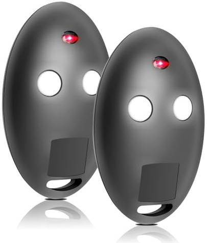 Télécommande Portail pour MITTO2 - Mitto2 M 2 Canaux 433 MHz Rolling Code, Set de 2 Pièces pour Portails Automatiques, Télécommande Compatible Garage et Portail