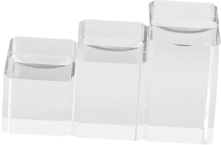 BESPORTBLE 3stücke Translucent Acryl Ring Display Für Eheringe Präsentation Schmuckhalter Mit Klarer Sichtbarkeit Robust Und Elegant Für Juweliere Und Ausstellungen
