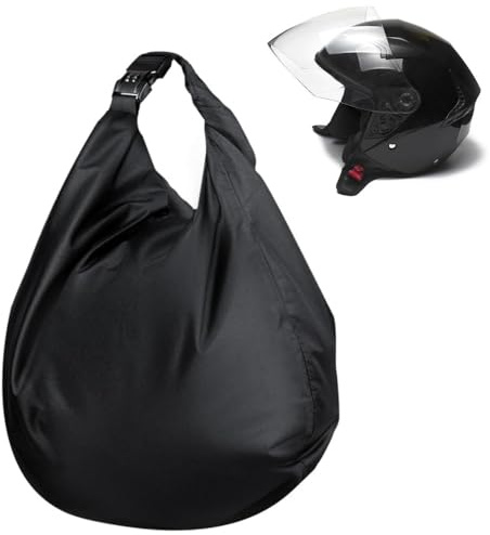 CUEMOON Bolsa para casco de 30 L con cerradura, tamaño grande, Oxford, para motocicleta y bicicleta