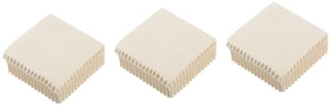 VALICLUD 3 Ensembles Essuyer Le Tissu Argenté Torchon Vaisselle Cleanseen Chiffon Lavette Vaisselle Bijoux Nettoyant Tissu De Platine Chiffon De Polissage D'or 50 Pièces * 3