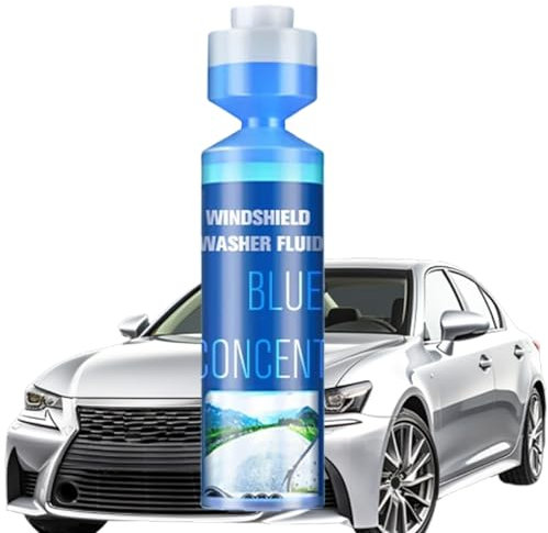 Limpiador de ventanas de automoción - Líquido concentrado para parabrisas líquido para lavadora, de arándano, líquido de limpieza de cristales antiescarcha para coches, camiones y SUVs |