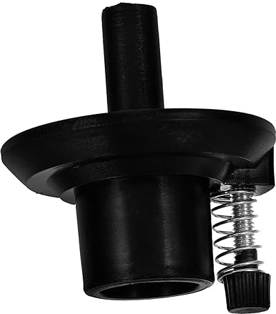 Hi Hat Beckenständerhalter aus Abs mit Stützfuß für Schlagzeug | Schwarze Ersatzbasis, Passender Halt für Becken und Drumset, Inkl Stütze, Kompaktes Zubehörteil