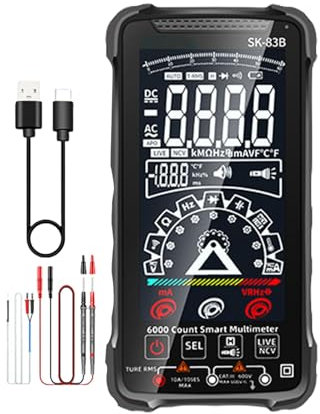 Compact Multimeter Portable Multimeter Device Easy To Carry For Electronic Hobbyists & Professional Engineers Alike High Precisions Multitester