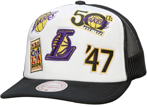 Mitchell & Ness NBA Gridlock Trucker Gorra Los Angeles Lakers